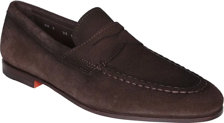 Brown Tdm Suede Loafer - Image 2