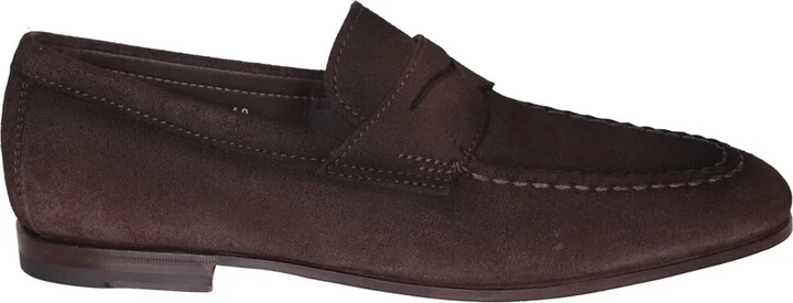 Brown Tdm Suede Loafer