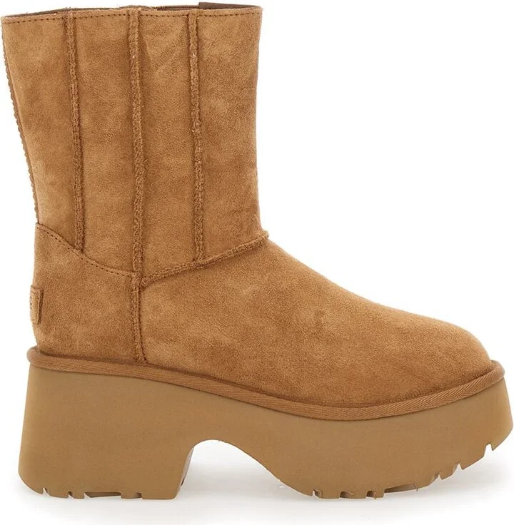 Brown 'Twin Seam New Heights' Boots In Suede Woman