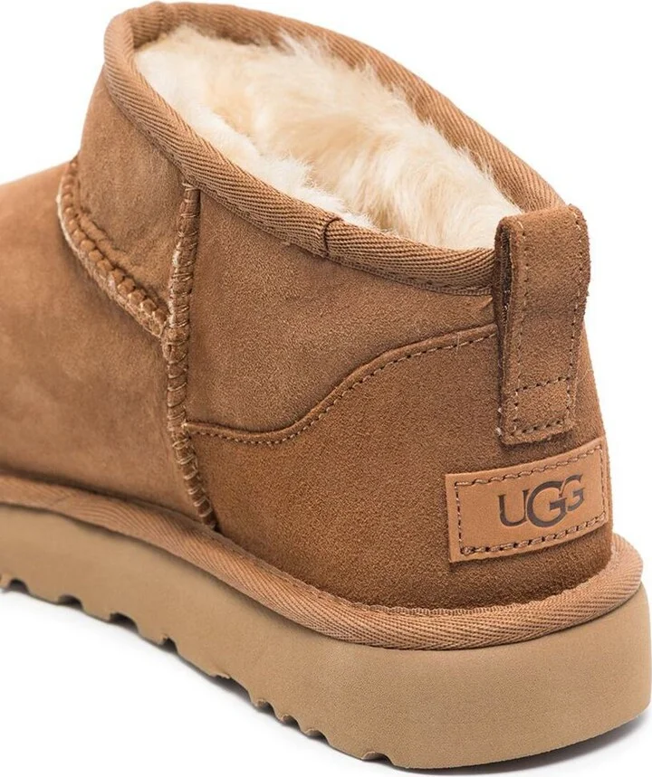 Brown 'Ultra Mini' Boots In Suede Woman - Image 2