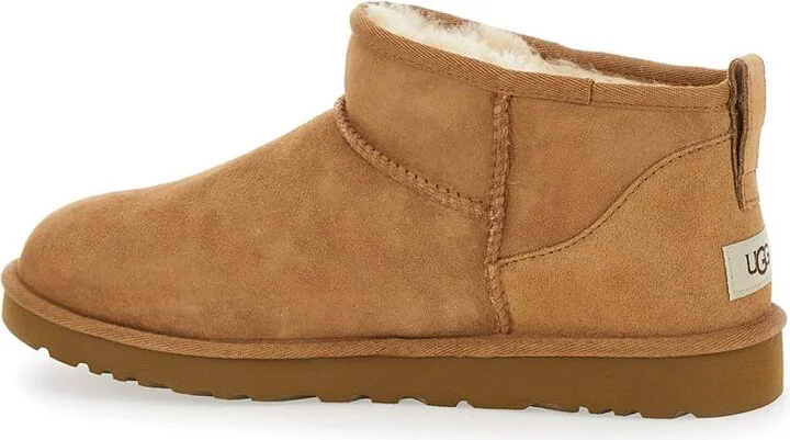 Brown 'Ultra Mini' Boots In Suede Woman - Image 3