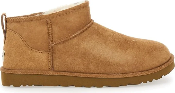 Brown 'Ultra Mini' Boots In Suede Woman