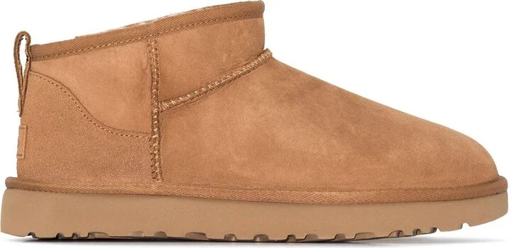 Brown 'ultra Mini' Boots In Suede Woman