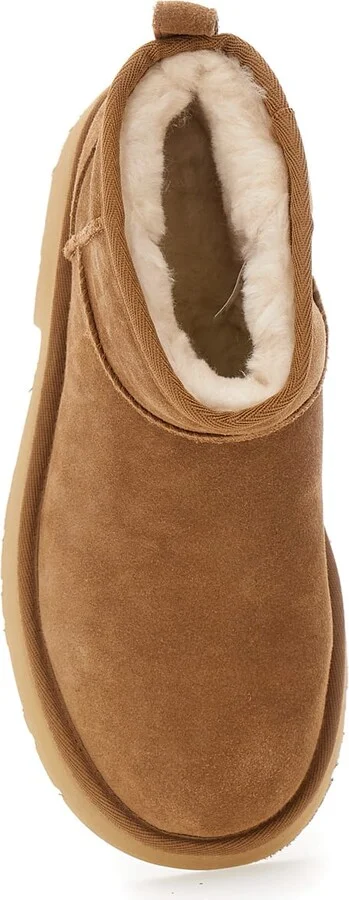 Brown 'ultra Mini New Heights' Boots In Suede Woman - Image 4