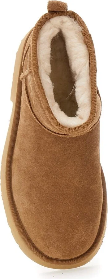 Brown 'Ultra Mini New Heights' Boots In Suede Woman - Image 4