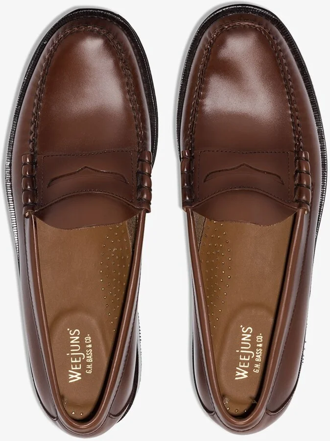 Brown Weejuns Larson Leather Loafers - Image 4