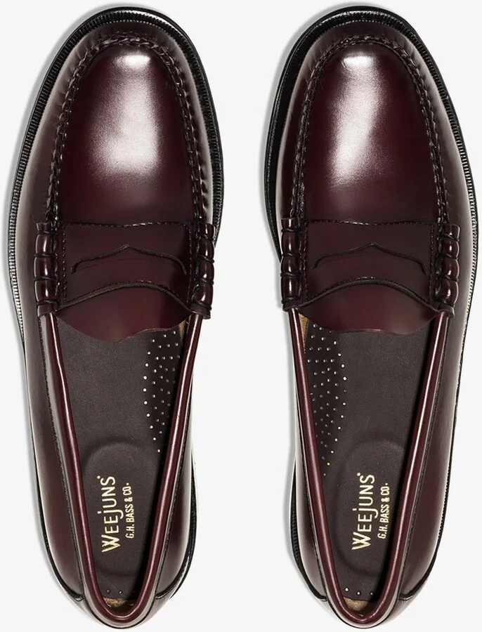 Brown Weejuns Larson Leather Loafers - Image 4