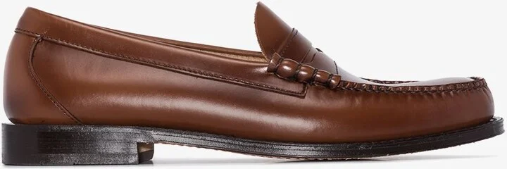 Brown Weejuns Larson Leather Loafers
