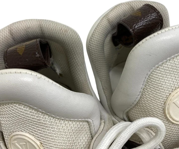 Brown White Sneakers (Pre-Owned) - Image 7
