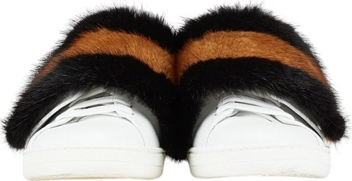Brown White Sneakers (Pre-Owned) - Image 2