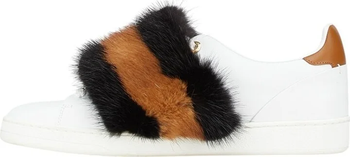 Brown White Sneakers (Pre-Owned) - Image 3