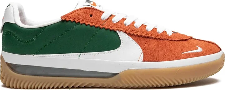 BRSB "Deep Orange/Pine Green/White" sneakers