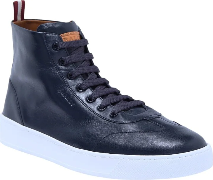 Bruce 6230481 Men's ink High-Top Leather Sneakers Size 6 US