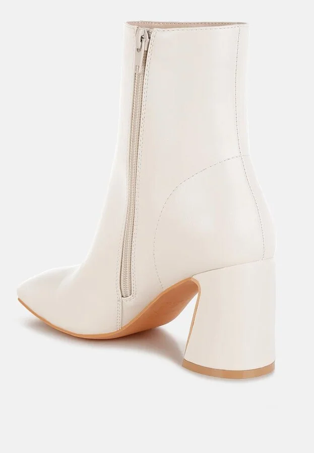 Bruna Square Toe Ankle Boots - Image 2