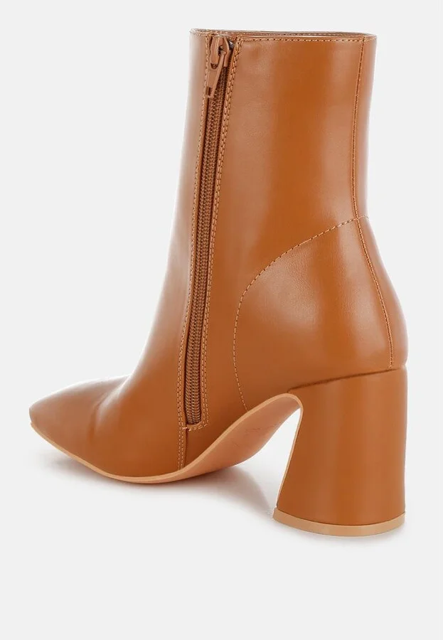Bruna Square Toe Ankle Boots - Image 6