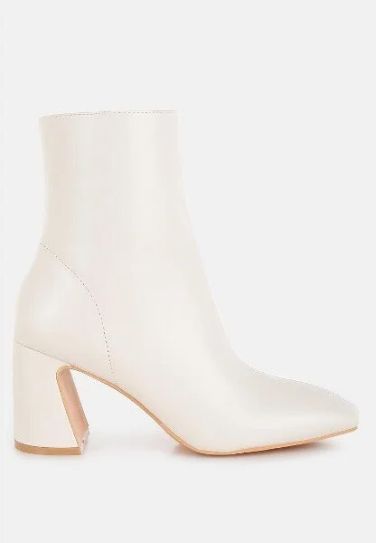 Bruna Square Toe Ankle Boots Women - Image 3