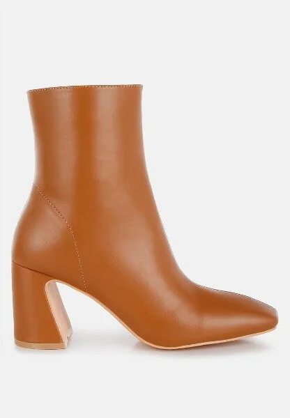 Bruna Square Toe Ankle Boots Women - Image 4