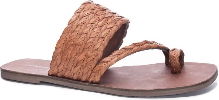 Brunch Rayva Woven Sandal In Cognac