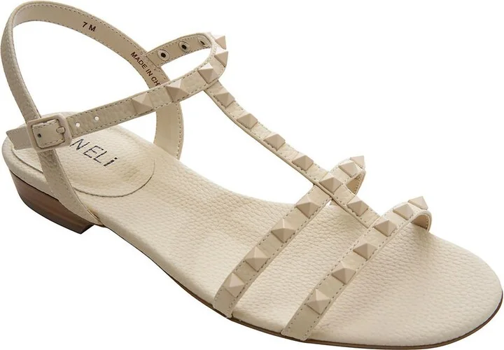 Brunel Womens Adjustable Studded Gladiator Sandals