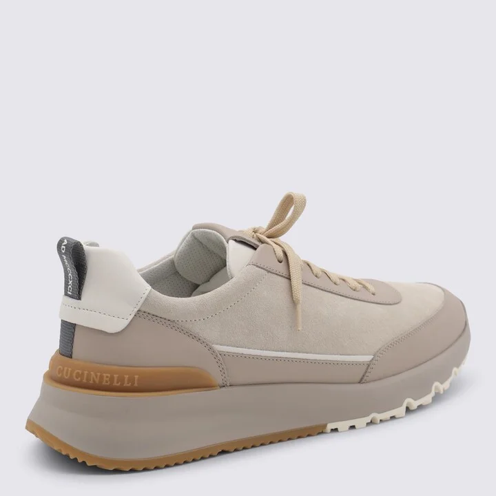 Brunello Cucinelli Beige Sneakers - Image 2