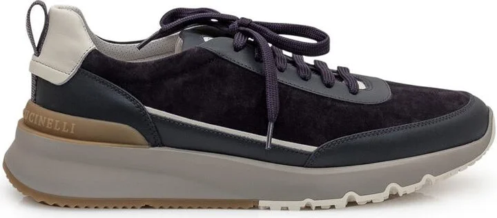 Brunello Cucinelli Brunello Cucinelli Suede And Leather Sneakers