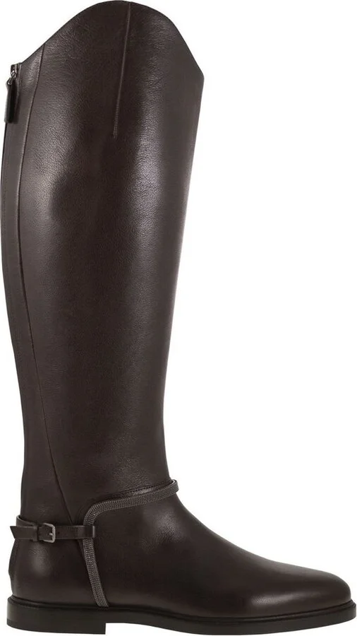 Brunello Cucinelli Buckle-Strap Boots
