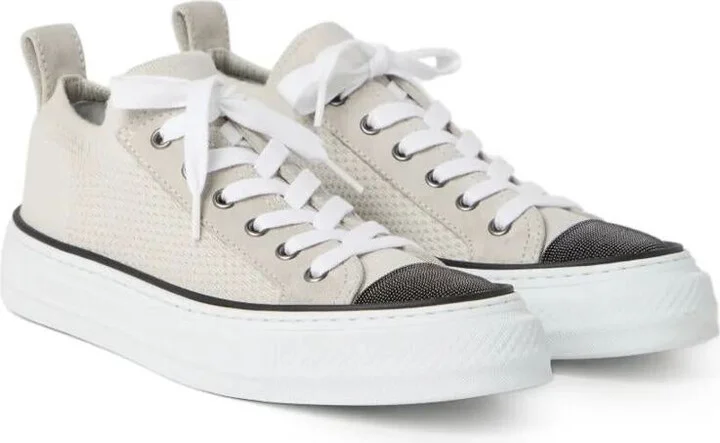 Brunello Cucinelli Canvas Sneakers Shoes - Image 5