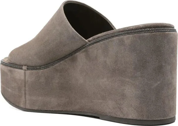 Brunello Cucinelli Classic High Mule Shoes - Image 4