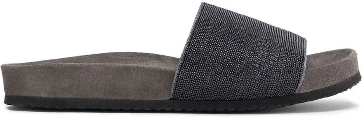 Brunello Cucinelli Classic One Belt Slippers Shoes