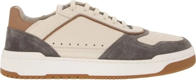 Brunello Cucinelli Color-Block Low-Top Sneakers
