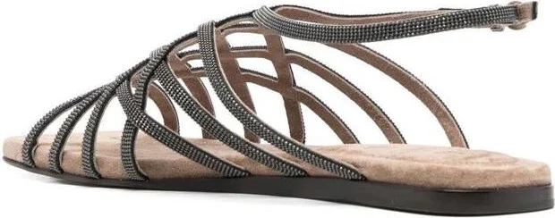 Brunello Cucinelli Cross Sandals Shoes - Image 2