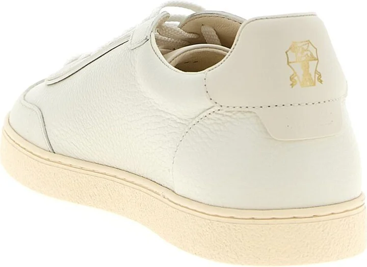 Brunello Cucinelli Deer Leather Sneakers - Image 3
