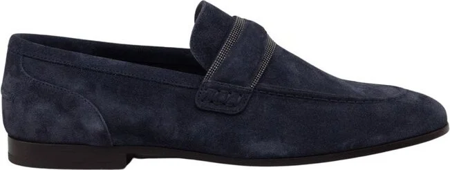 Brunello Cucinelli Embellished Slip-On Loafers
