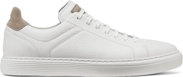 Brunello Cucinelli Grained Leather Sneakers