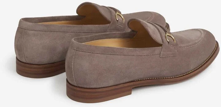 Brunello Cucinelli Horsebit Leather Moccasins - Image 3