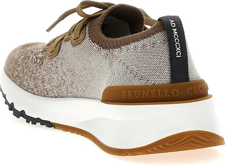 Brunello Cucinelli Knit Sneakers - Image 5