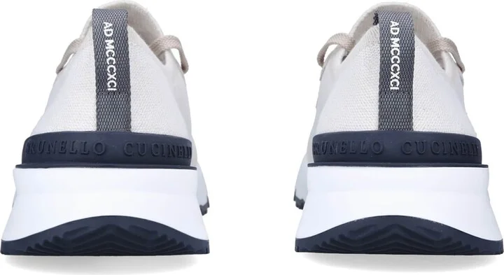 Brunello Cucinelli Knitted Low-Top Sneakers - Image 2