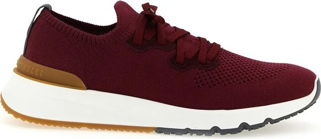 Brunello Cucinelli Knitted Low-Top Sneakers
