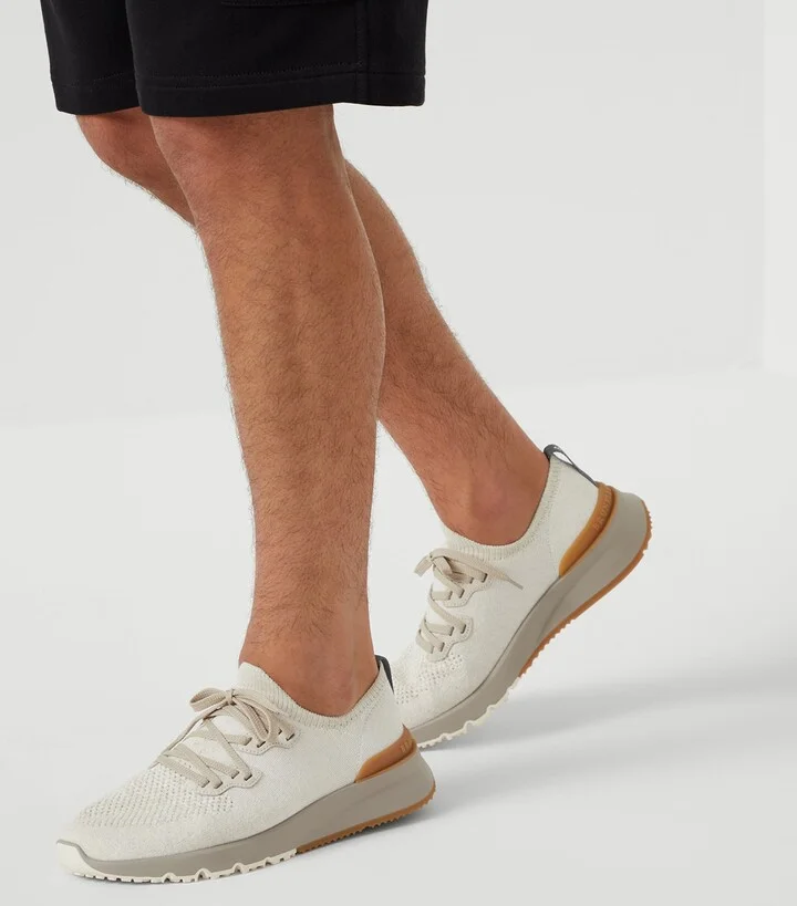 Brunello Cucinelli Knitted Runner Sneakers - Image 4