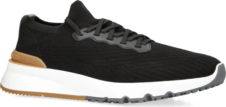 Brunello Cucinelli Knitted Sneakers - Image 3