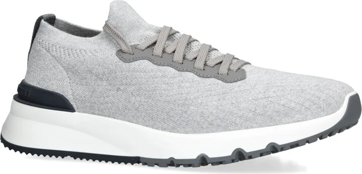 Brunello Cucinelli Knitted Sneakers - Image 3