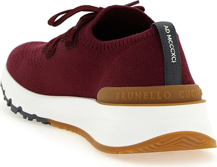 Brunello Cucinelli Knitted Sneakers - Image 3