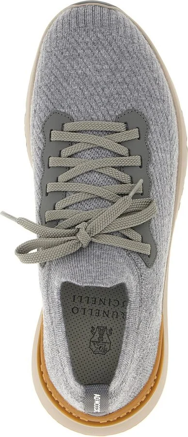 Brunello Cucinelli Knitted Sneakers - Image 4