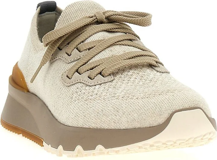 Brunello Cucinelli Knitted Sneakers - Image 2