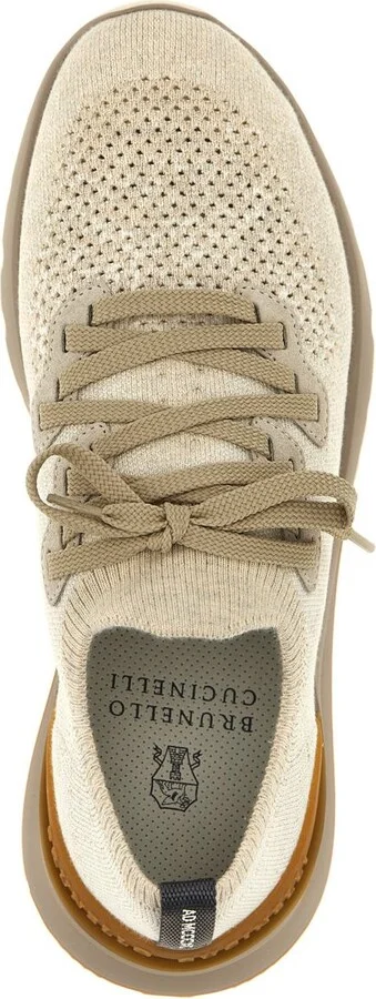 Brunello Cucinelli Knitted Sneakers - Image 4