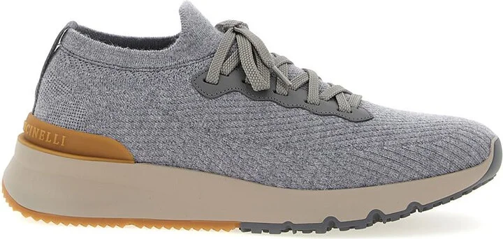Brunello Cucinelli Knitted Sneakers
