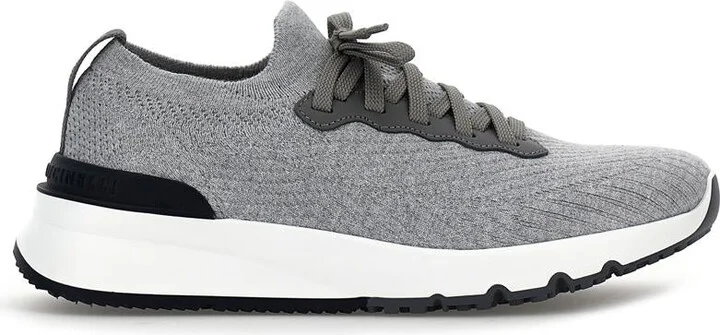 Brunello Cucinelli Knitted Sneakers