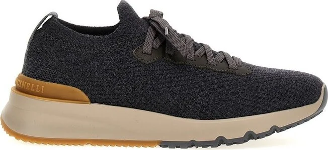 Brunello Cucinelli Knitted Sock Sneakers