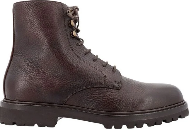 Brunello Cucinelli Lace-Up Boots