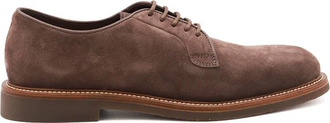 Brunello Cucinelli Lace-Up Flat Shoes
